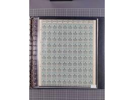 1919/23, meist postfrische Sammlung mit über 200 Bögen, bis auf wenige aufgetrennte Exemplare in kpl. Bogen, dabei auch etwas