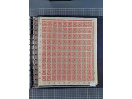 1919/23, meist postfrische Sammlung mit über 200 Bögen, bis auf wenige aufgetrennte Exemplare in kpl. Bogen, dabei auch etwas