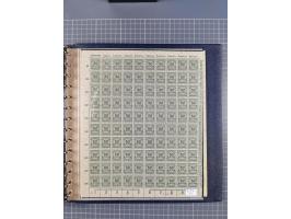 1919/23, meist postfrische Sammlung mit über 200 Bögen, bis auf wenige aufgetrennte Exemplare in kpl. Bogen, dabei auch etwas