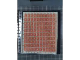 1919/23, meist postfrische Sammlung mit über 200 Bögen, bis auf wenige aufgetrennte Exemplare in kpl. Bogen, dabei auch etwas