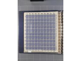 1919/23, meist postfrische Sammlung mit über 200 Bögen, bis auf wenige aufgetrennte Exemplare in kpl. Bogen, dabei auch etwas