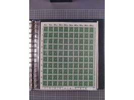 1919/23, meist postfrische Sammlung mit über 200 Bögen, bis auf wenige aufgetrennte Exemplare in kpl. Bogen, dabei auch etwas