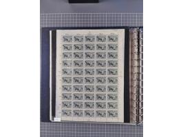 1919/23, meist postfrische Sammlung mit über 200 Bögen, bis auf wenige aufgetrennte Exemplare in kpl. Bogen, dabei auch etwas