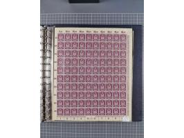 1919/23, meist postfrische Sammlung mit über 200 Bögen, bis auf wenige aufgetrennte Exemplare in kpl. Bogen, dabei auch etwas