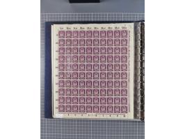 1919/23, meist postfrische Sammlung mit über 200 Bögen, bis auf wenige aufgetrennte Exemplare in kpl. Bogen, dabei auch etwas