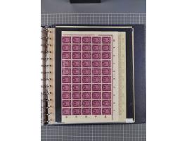 1919/23, meist postfrische Sammlung mit über 200 Bögen, bis auf wenige aufgetrennte Exemplare in kpl. Bogen, dabei auch etwas