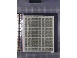 1919/23, meist postfrische Sammlung mit über 200 Bögen, bis auf wenige aufgetrennte Exemplare in kpl. Bogen, dabei auch etwas