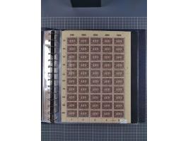 1919/23, meist postfrische Sammlung mit über 200 Bögen, bis auf wenige aufgetrennte Exemplare in kpl. Bogen, dabei auch etwas