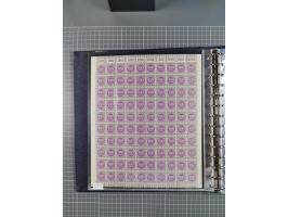 1919/23, meist postfrische Sammlung mit über 200 Bögen, bis auf wenige aufgetrennte Exemplare in kpl. Bogen, dabei auch etwas