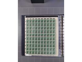 1919/23, meist postfrische Sammlung mit über 200 Bögen, bis auf wenige aufgetrennte Exemplare in kpl. Bogen, dabei auch etwas