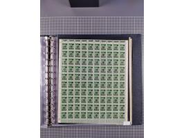 1919/23, meist postfrische Sammlung mit über 200 Bögen, bis auf wenige aufgetrennte Exemplare in kpl. Bogen, dabei auch etwas