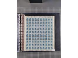 1919/23, meist postfrische Sammlung mit über 200 Bögen, bis auf wenige aufgetrennte Exemplare in kpl. Bogen, dabei auch etwas