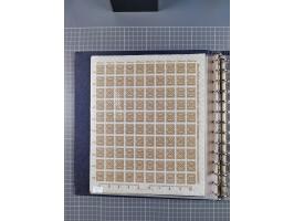 1919/23, meist postfrische Sammlung mit über 200 Bögen, bis auf wenige aufgetrennte Exemplare in kpl. Bogen, dabei auch etwas