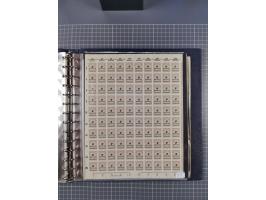 1919/23, meist postfrische Sammlung mit über 200 Bögen, bis auf wenige aufgetrennte Exemplare in kpl. Bogen, dabei auch etwas