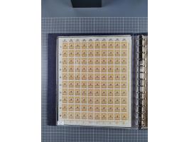 1919/23, meist postfrische Sammlung mit über 200 Bögen, bis auf wenige aufgetrennte Exemplare in kpl. Bogen, dabei auch etwas