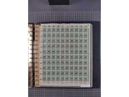 1919/23, meist postfrische Sammlung mit über 200 Bögen, bis auf wenige aufgetrennte Exemplare in kpl. Bogen, dabei auch etwas