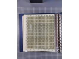 1919/23, meist postfrische Sammlung mit über 200 Bögen, bis auf wenige aufgetrennte Exemplare in kpl. Bogen, dabei auch etwas