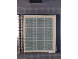 1919/23, meist postfrische Sammlung mit über 200 Bögen, bis auf wenige aufgetrennte Exemplare in kpl. Bogen, dabei auch etwas