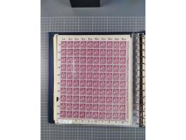 1919/23, meist postfrische Sammlung mit über 200 Bögen, bis auf wenige aufgetrennte Exemplare in kpl. Bogen, dabei auch etwas