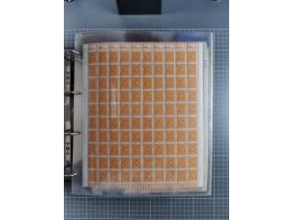 1921/22, postfrischer und ungebrauchter Bestand mit etwas über 200 Bogen und Bogenteilen, dabei Walzen- und Plattenbogen, HAN