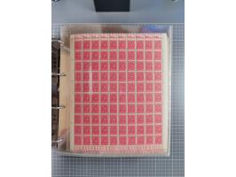 1921/22, postfrischer und ungebrauchter Bestand mit etwas über 200 Bogen und Bogenteilen, dabei Walzen- und Plattenbogen, HAN