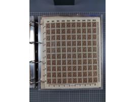 1921/22, postfrischer und ungebrauchter Bestand mit etwas über 200 Bogen und Bogenteilen, dabei Walzen- und Plattenbogen, HAN