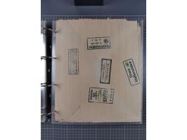 1921/22, postfrischer und ungebrauchter Bestand mit etwas über 200 Bogen und Bogenteilen, dabei Walzen- und Plattenbogen, HAN