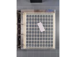 1921/22, postfrischer und ungebrauchter Bestand mit etwas über 200 Bogen und Bogenteilen, dabei Walzen- und Plattenbogen, HAN