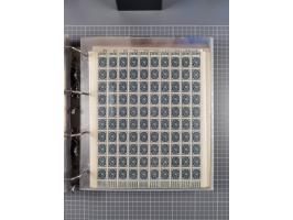 1921/22, postfrischer und ungebrauchter Bestand mit etwas über 200 Bogen und Bogenteilen, dabei Walzen- und Plattenbogen, HAN