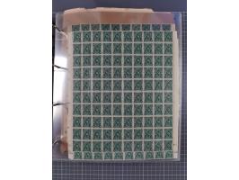 1921/22, postfrischer und ungebrauchter Bestand mit etwas über 200 Bogen und Bogenteilen, dabei Walzen- und Plattenbogen, HAN