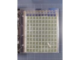 1921/22, postfrischer und ungebrauchter Bestand mit etwas über 200 Bogen und Bogenteilen, dabei Walzen- und Plattenbogen, HAN