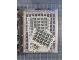 1921/22, postfrischer und ungebrauchter Bestand mit etwas über 200 Bogen und Bogenteilen, dabei Walzen- und Plattenbogen, HAN