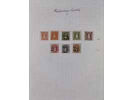 1864, ungebrauchte und gestempelte Sammlung mit u.a. Mi.-Nr. 1a gestempelt (signiert Grobe und Brettl und FA Richter) und Mi.