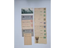 1900/39 (ca.), über 100 Karten, meist gebrauchte Privatganzsachen aus Bayern, sowie ein wenig anderes aus anderen Staaten, we