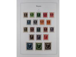 Baden bis Württemberg, ungebrauchte und gestempelte alte Sammlung, dabei u.a. Bayern Mi.-Nr. 1 vollrandig ungebraucht, sowie 