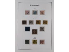 Baden bis Württemberg, ungebrauchte und gestempelte alte Sammlung, dabei u.a. Bayern Mi.-Nr. 1 vollrandig ungebraucht, sowie 