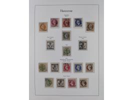 Baden bis Württemberg, ungebrauchte und gestempelte alte Sammlung, dabei u.a. Bayern Mi.-Nr. 1 vollrandig ungebraucht, sowie 