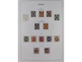 Baden bis Württemberg, ungebrauchte und gestempelte alte Sammlung, dabei u.a. Bayern Mi.-Nr. 1 vollrandig ungebraucht, sowie 