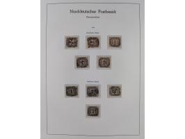 Baden bis Württemberg, ungebrauchte und gestempelte alte Sammlung, dabei u.a. Bayern Mi.-Nr. 1 vollrandig ungebraucht, sowie 