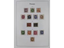 Baden bis Württemberg, ungebrauchte und gestempelte alte Sammlung, dabei u.a. Bayern Mi.-Nr. 1 vollrandig ungebraucht, sowie 