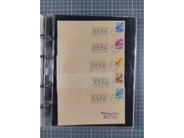 1928/48, über 40 Briefe, dabei u.a. Zeppelinpost mit Islandfahrt, Polarpost 1 M., Holztaube, Liechtenstein, etc., ferner Noth