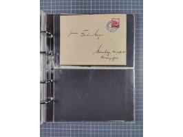 1928/48, über 40 Briefe, dabei u.a. Zeppelinpost mit Islandfahrt, Polarpost 1 M., Holztaube, Liechtenstein, etc., ferner Noth