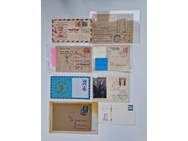 1949/90, umfangreicher Sammlungsbestand mit ca. 350 Briefen, Karten und Ganzsachen mit vielen besseren Frankaturen, sehr viel