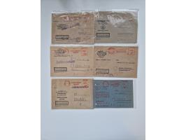 1949/90, umfangreicher Sammlungsbestand mit ca. 350 Briefen, Karten und Ganzsachen mit vielen besseren Frankaturen, sehr viel