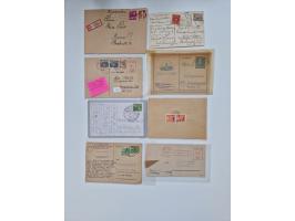 1949/90, umfangreicher Sammlungsbestand mit ca. 350 Briefen, Karten und Ganzsachen mit vielen besseren Frankaturen, sehr viel