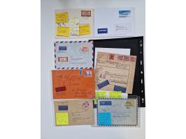 1949/90, umfangreicher Sammlungsbestand mit ca. 350 Briefen, Karten und Ganzsachen mit vielen besseren Frankaturen, sehr viel