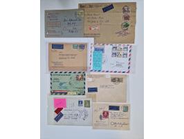 1949/90, umfangreicher Sammlungsbestand mit ca. 350 Briefen, Karten und Ganzsachen mit vielen besseren Frankaturen, sehr viel