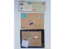 1949/90, umfangreicher Sammlungsbestand mit ca. 350 Briefen, Karten und Ganzsachen mit vielen besseren Frankaturen, sehr viel