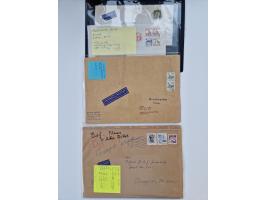 1949/90, umfangreicher Sammlungsbestand mit ca. 350 Briefen, Karten und Ganzsachen mit vielen besseren Frankaturen, sehr viel