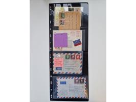 1949/90, umfangreicher Sammlungsbestand mit ca. 350 Briefen, Karten und Ganzsachen mit vielen besseren Frankaturen, sehr viel